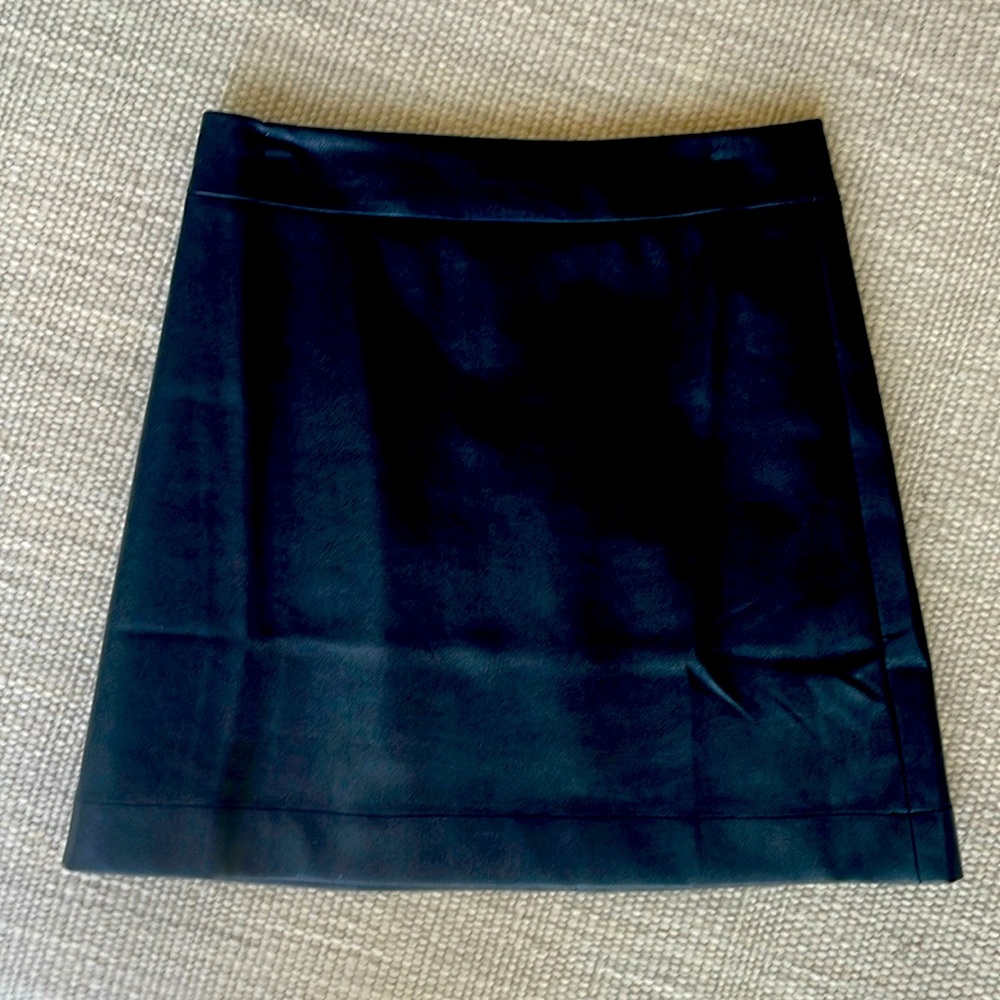 Faux leather NWT J.Crew mini skirt